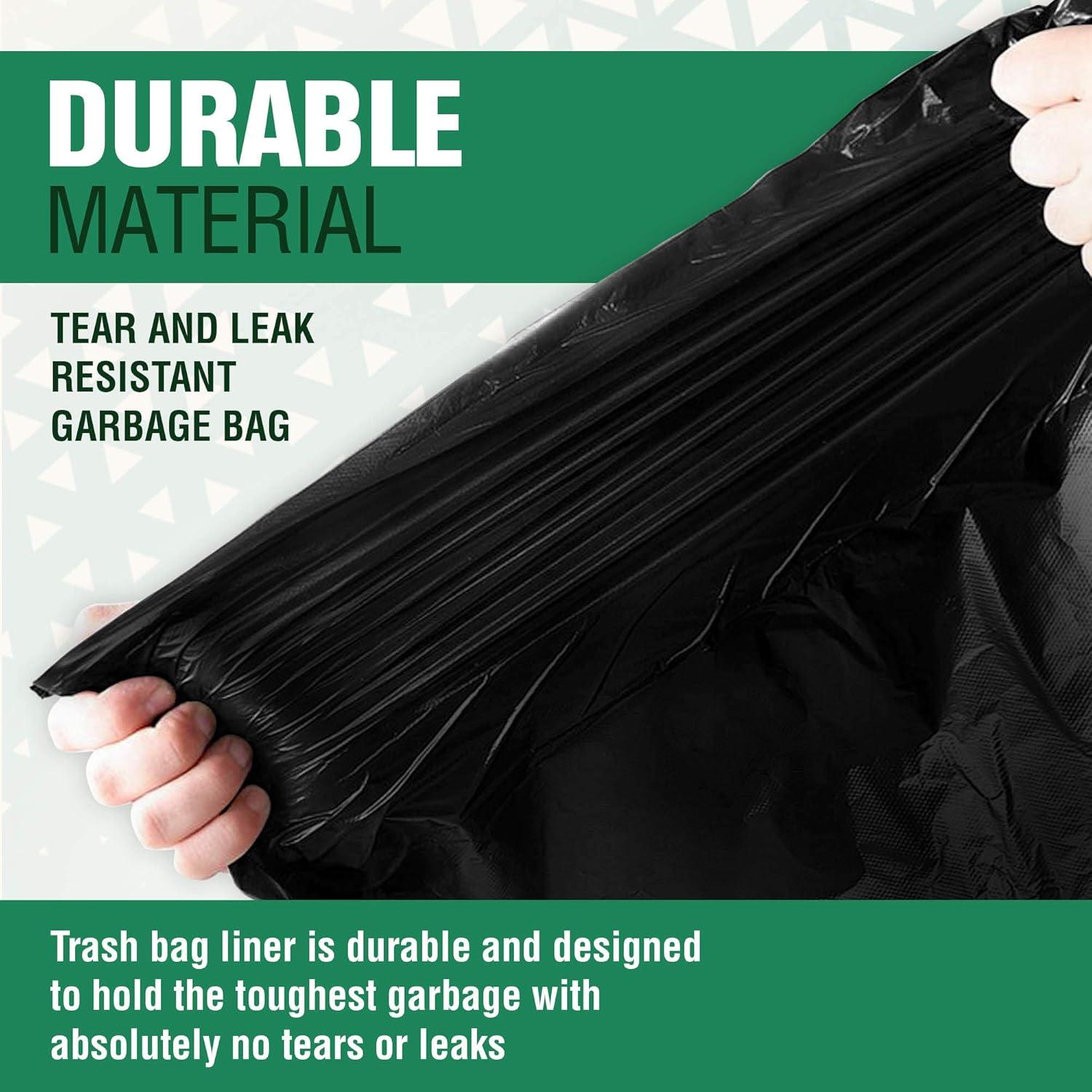 image:image9596 Gallon Trash Bags Heavy Duty 25 Bags wTies Value pack Extra Large Trash Bags 90 Gallon 95 Gallon 96 Gallon 100 Gallon72 Count Pack of 1