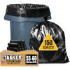 image:imageTasker 55 Gallon Trash Bags  Value 50 Trash Bags wTies  Heavy Duty Extra Large Industrial Trash Bags 55 Gallon Lawn and Leaf Bags Extra Large Outdoor Contractor Trash Can Liners 5060 Gallon150 Count Pack of 1